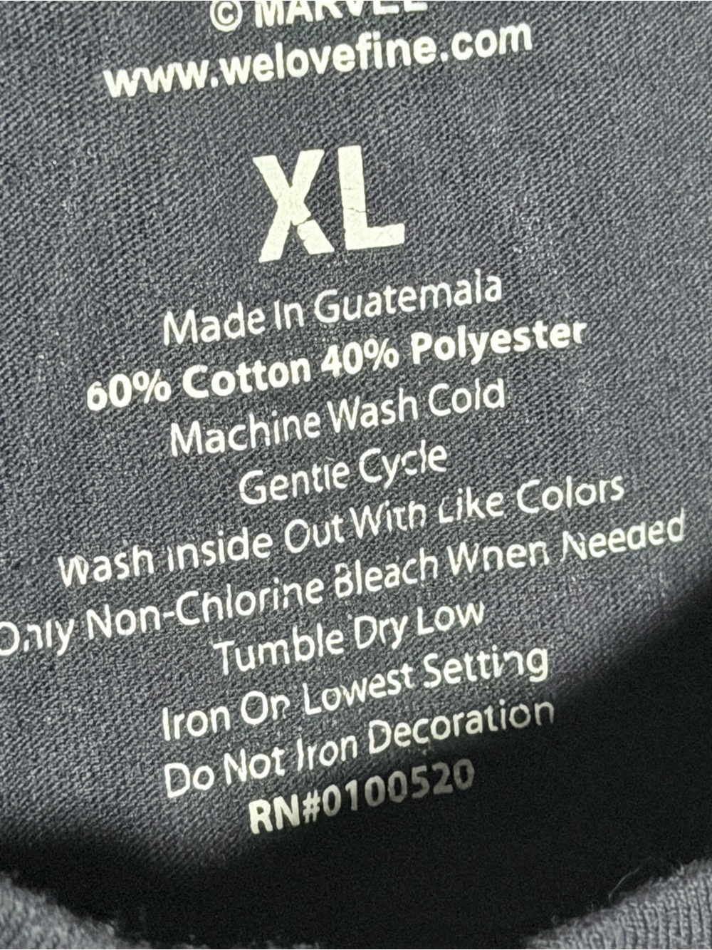 Mighty Fine Navy Blue Captain America Costume Graphic Tee XL - Picture 5 of 6